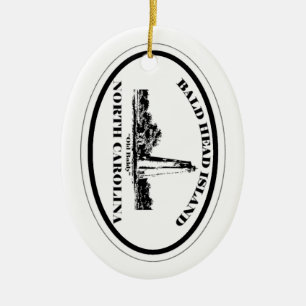 Kahlkopf-Insel Keramik Ornament