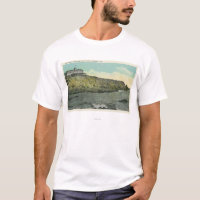 Kahlkopf-Klippe und Äußeres des Klippen-Hauses #