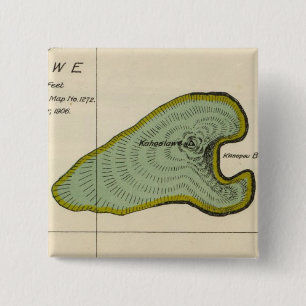 Kahoolawe, Hawaii Button