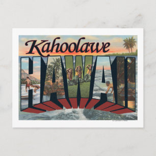 Kahoolawe, Hawaii - Große Briefszenen Postkarte