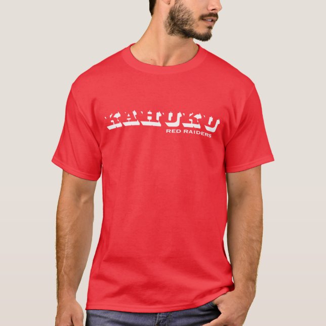 Kahuku roter Räuber-T - Shirt (Vorderseite)