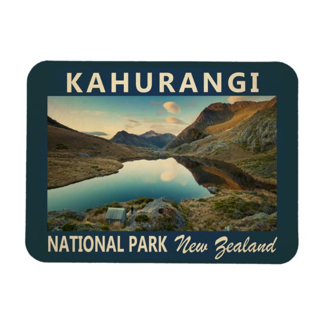 Kahurangi Nationalpark Neuseeland Vintag Magnet (Horizontal)
