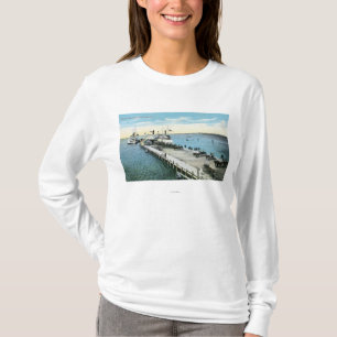 Kai-Ansicht am neuen Hafen T-Shirt