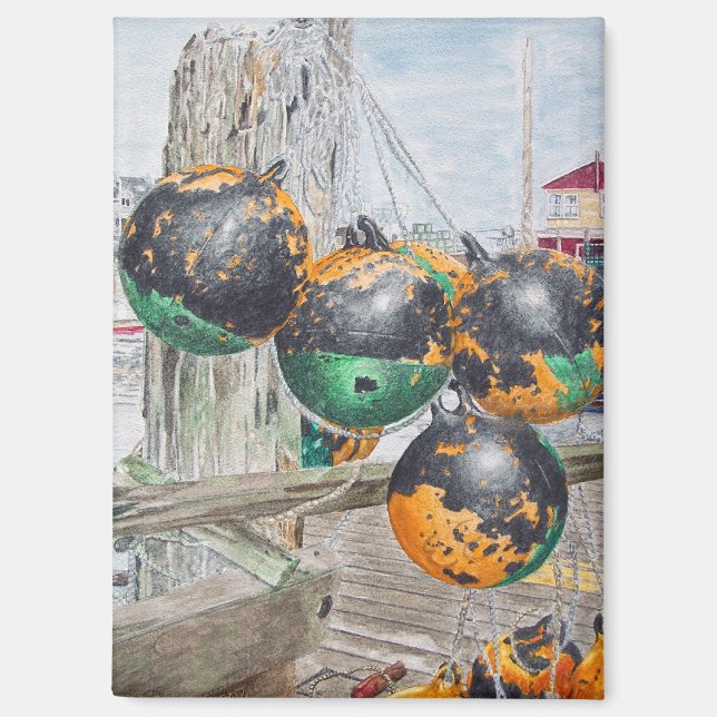 Kai-Anstoß Kunst Magnet (Vorderseite)