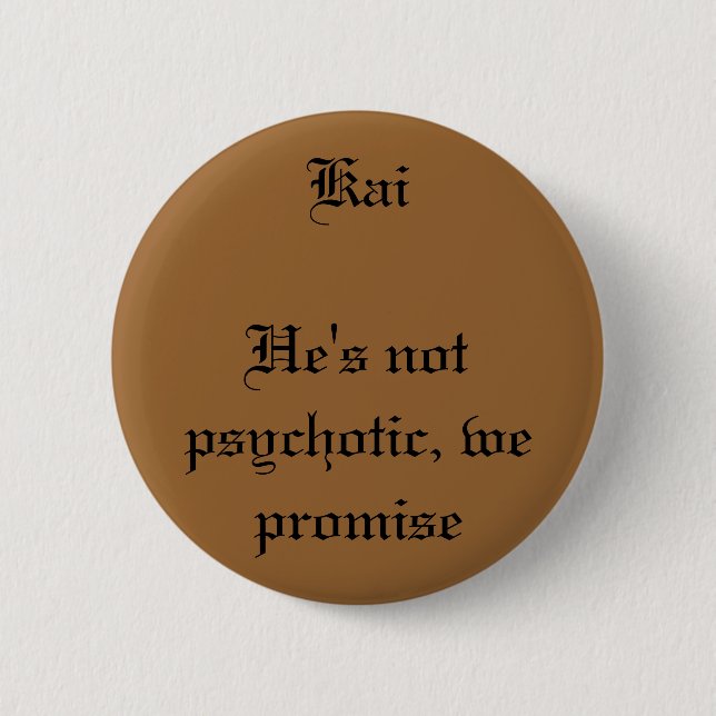 Kai Button (Vorderseite)