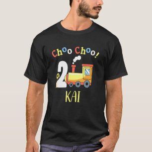 Kai Choo Choo Zwei Züge 2. Geburtstag Turning 2 T-Shirt