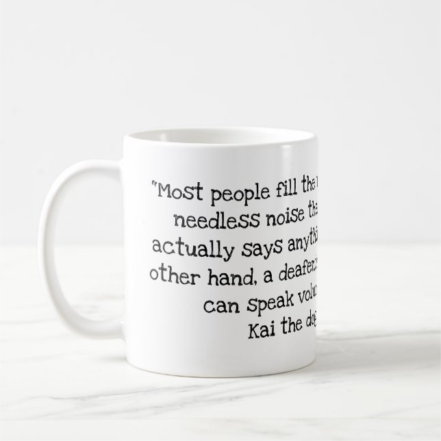Kai-Dog-Quote Nr. 3 Tasse (Links)