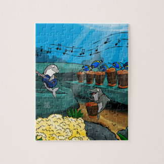 Kai Dolphin Jamming in Afrika Rätsel Puzzle
