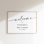 KAIA Minimalistisch Baby Dusche Empfang Poster<br><div class="desc">Wo Einfachheit und Eleganz in jedem Takt aufeinander treffen,  strahlt diese minimalistische Kollektion Eleganz aus. Der moderne und stilvolle Schriftart schmückt jedes Stück mit zeitlosem Charme und ist somit die perfekte Wahl für Hochzeiten,  Brautpartys,  Babyduschen und alle anderen Anlässe,  bei denen die Schönheit des Ortes nicht allzu groß ist.</div>