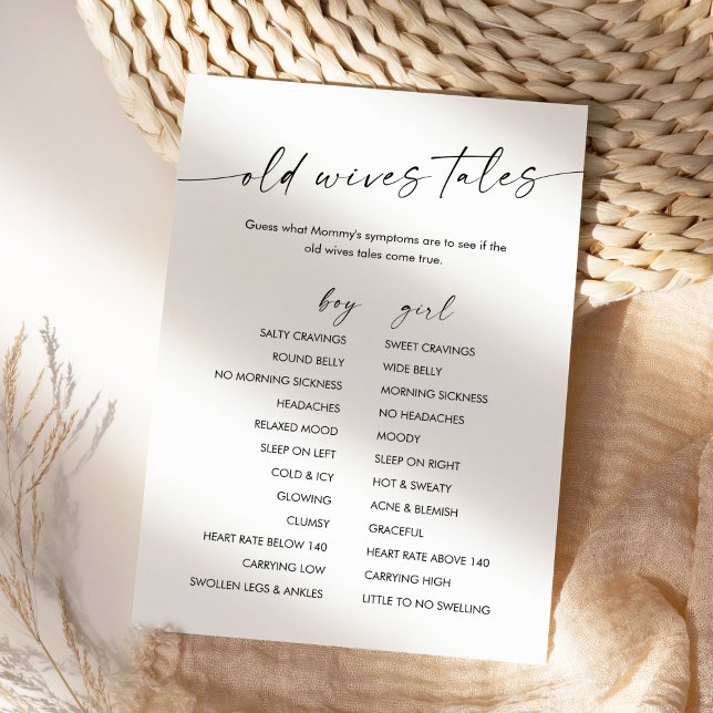 KAIA Old Ehefrauen Tales Baby Duschkarte Einladung (Von Creator hochgeladen)