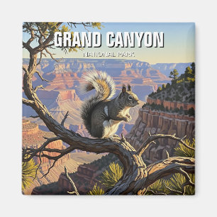 Kaibab-Eichhörnchen im Grand Canyon-Nationalpark Magnet