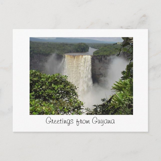 Kaieteur Falls Postcard Postkarte (Vorderseite)
