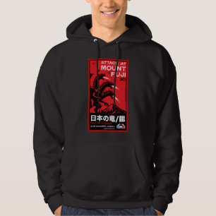 Kaiju-Angriff auf den Berg Fidschi Hoodie