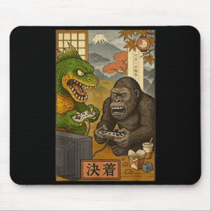 Kaiju-Bigfoot-Monster spielen Spiele japanischer R Mousepad
