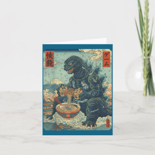 Kaiju Gamer Ramen Videospiel Karte