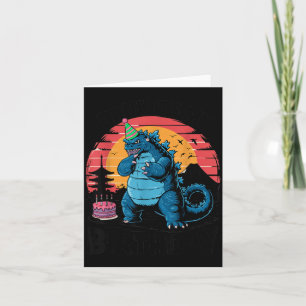 Kaiju Geburtstag Japan Monster Dinosaur Bruh Karte