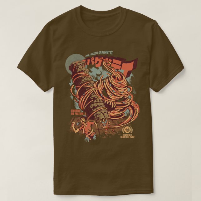 Kaiju Spaghetti T-Shirt (Design vorne)