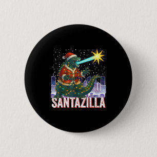 Kaiju Weihnachten Santazilla japanisches Monster D Button