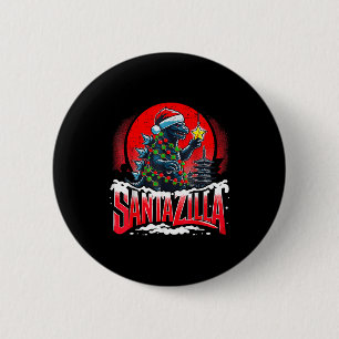 Kaiju Weihnachten Santazilla japanisches Monster D Button