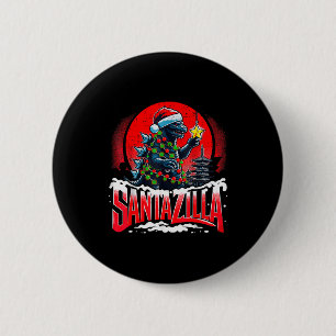 Kaiju Weihnachten Santazilla japanisches Monster D Button