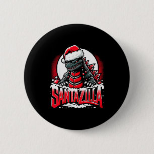 Kaiju-Weihnachten Santazilla japanisches Monster D Button