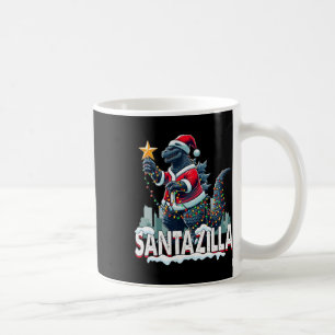 Kaiju Weihnachten Santazilla japanisches Monster D Kaffeetasse