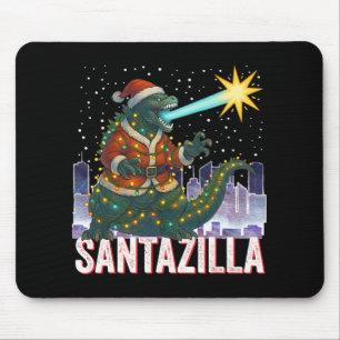 Kaiju Weihnachten Santazilla japanisches Monster D Mousepad
