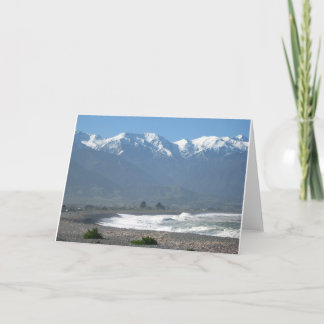 Kaikoura, Neuseeland-Ozean-Gruß-Karte Karte