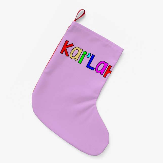 Kai'Lah Kleiner Weihnachtsstrumpf (Vorderansicht (hängend))