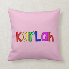Kai'Lah - leuchtende Primärfarben Kissen