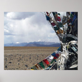 Kailash First View Prayerflags von Foreground Poster