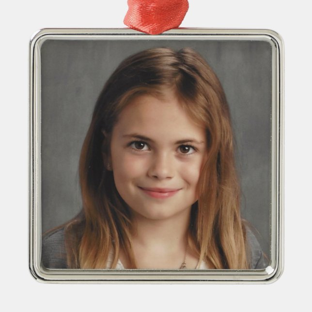 Kaileys 2016 silbernes ornament (Vorne)