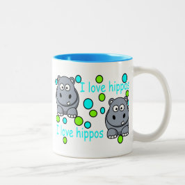 Kaili-s-phantastisch-Hippo-hi Zweifarbige Tasse