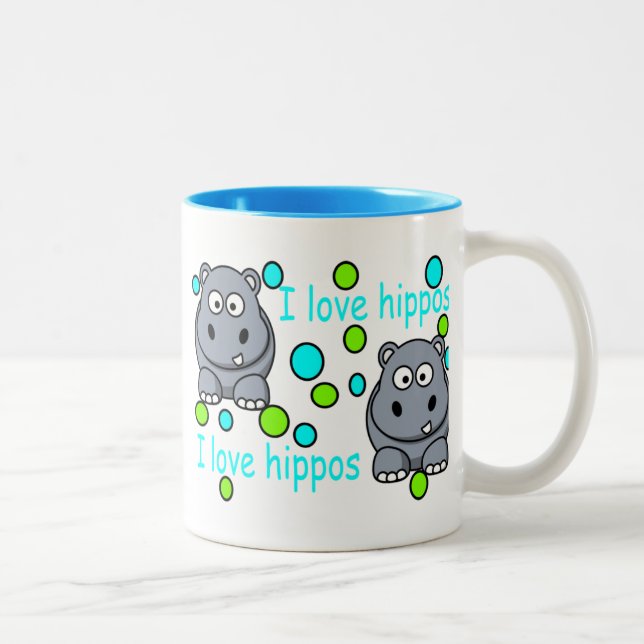 Kaili-s-phantastisch-Hippo-hi Zweifarbige Tasse (Rechts)