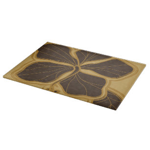 Kailua Hibiskus Hawaiian Glass Cutting Board Schneidebrett