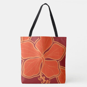 Kailua Hibiskus Hawaiian Reversible Beach Bag