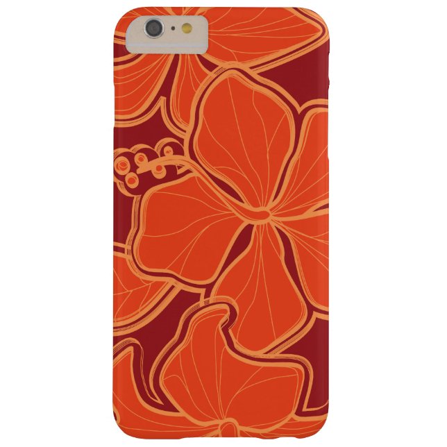 Kailua Hibiskus-hawaiisches übergroßes Blumen Case-Mate iPhone Hülle (Rückseite)