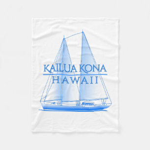 Kailua Kona Coastal Nautical Sailing Sailor Fleecedecke
