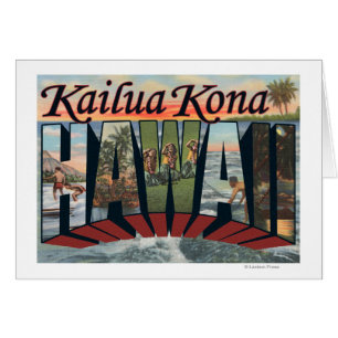 Kailua Kona, Hawaii - Große Briefszenen