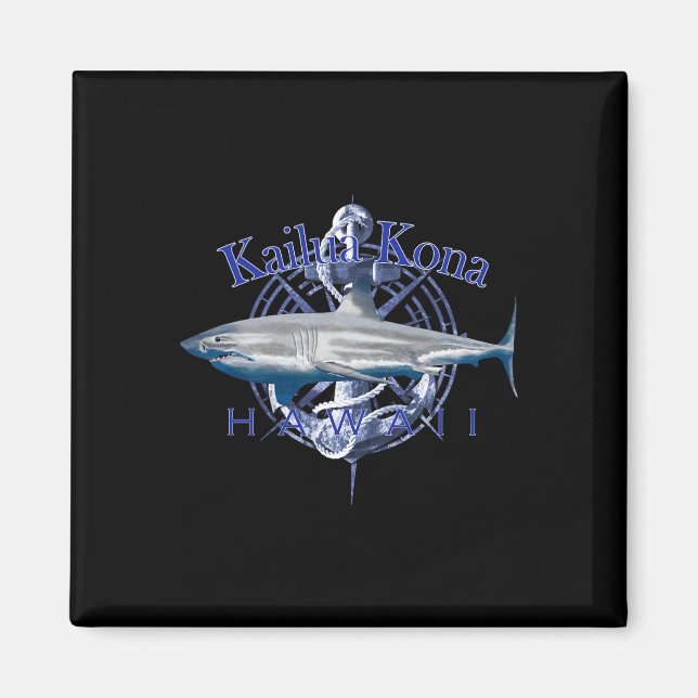 Kailua Kona Hawaii Nautical Sailing Boating  Magnet (Vorne)