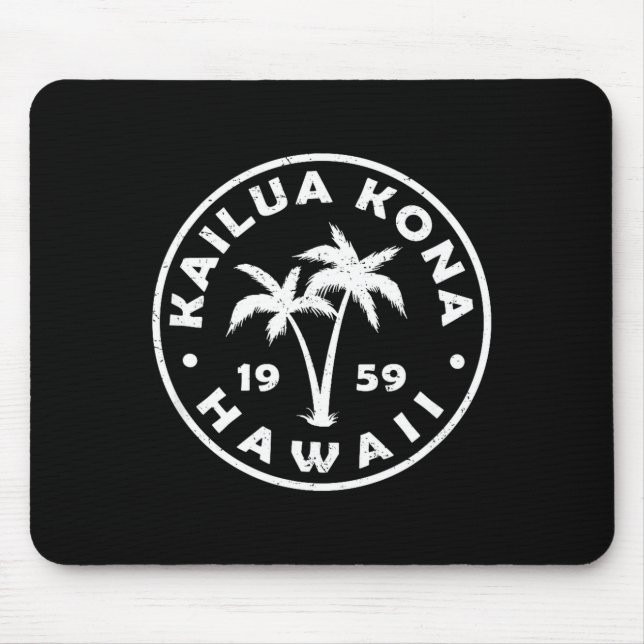 Kailua-kona Hawaii Palme Männer Frauen Mädchen Jun Mousepad (Vorne)