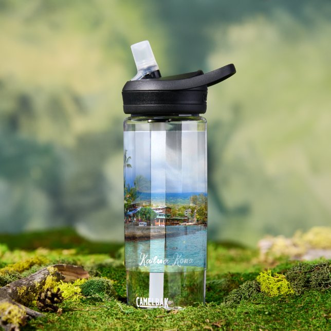 Kailua Kona Pier Hawaii Tropical Trinkflasche (Außenbereich)