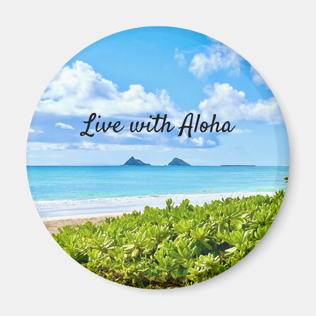 Kailua, Oahu-Platz Magnet (Vorne)