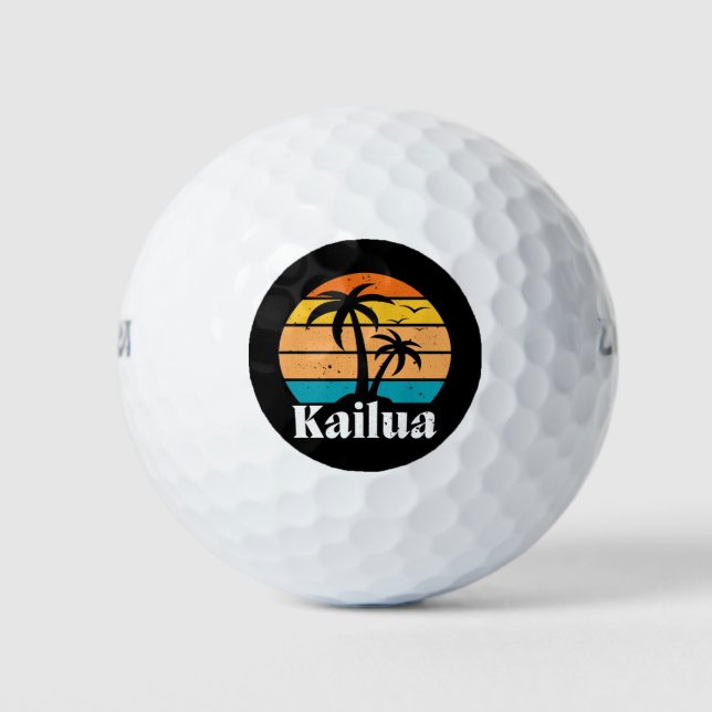 Kailua Retro Vintag Golfball (Vorderseite)