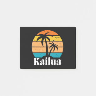 Kailua Retro Vintag Post-it Klebezettel