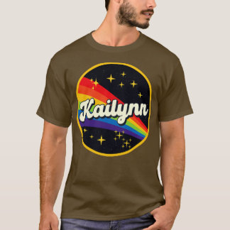 Kailynn Rainbow in Space Vintag Style T-Shirt