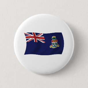 Kaimaninseln-Flagge-Button Button