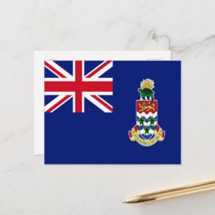 Kaimaninseln - Flagge - Postkarte
