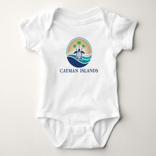 Kaimaninseln Karibik Baby Strampler (Vorderseite)