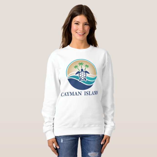 Kaimaninseln Karibik Sweatshirt (Vorne ganz)